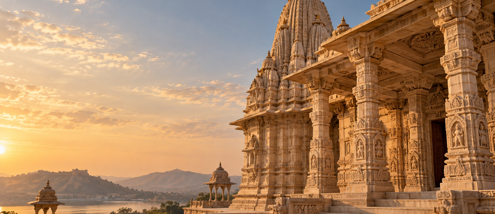 Temple architecture concept